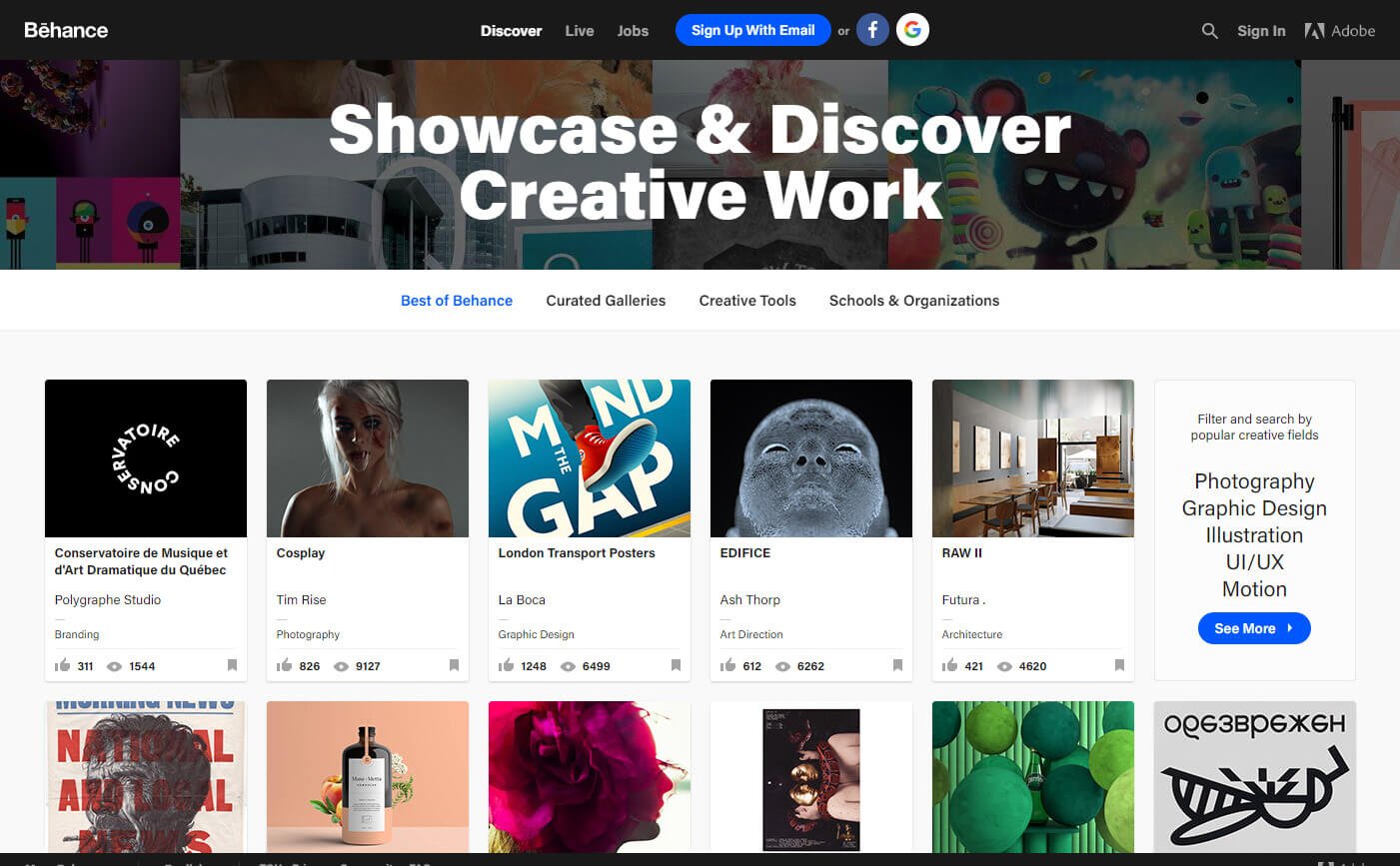 Behance design inspiration